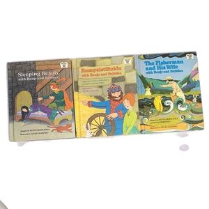 Set of 3 Vintage- 1979 Read With Me Children's Fairy Tale Book Set